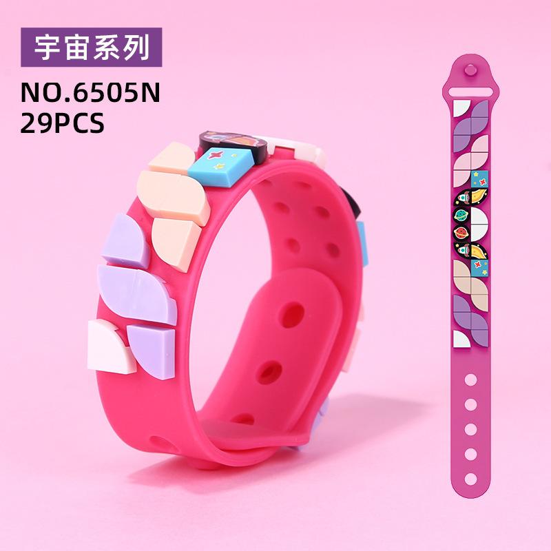Новый DIY DOTS Вперед, команда!Строительные блоки игрушки 41900 41901 41902 41903 41911 41912 силиконовый браслет мультфильм подарок на день защиты детей