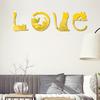 4 шт. наклейки с надписями «Любовь кота», самоклеящиеся наклейки на стену с изображением кота, акриловые наклейки на зеркало, настенные художественные наклейки для гостиной, спальни, детской комнаты