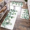 Plant Print Kitchen Rug Bedroom Entrance Doormat Anti-Slip Living Room Floor Decor Carpet Home Bath Hallway Foot Mat Made