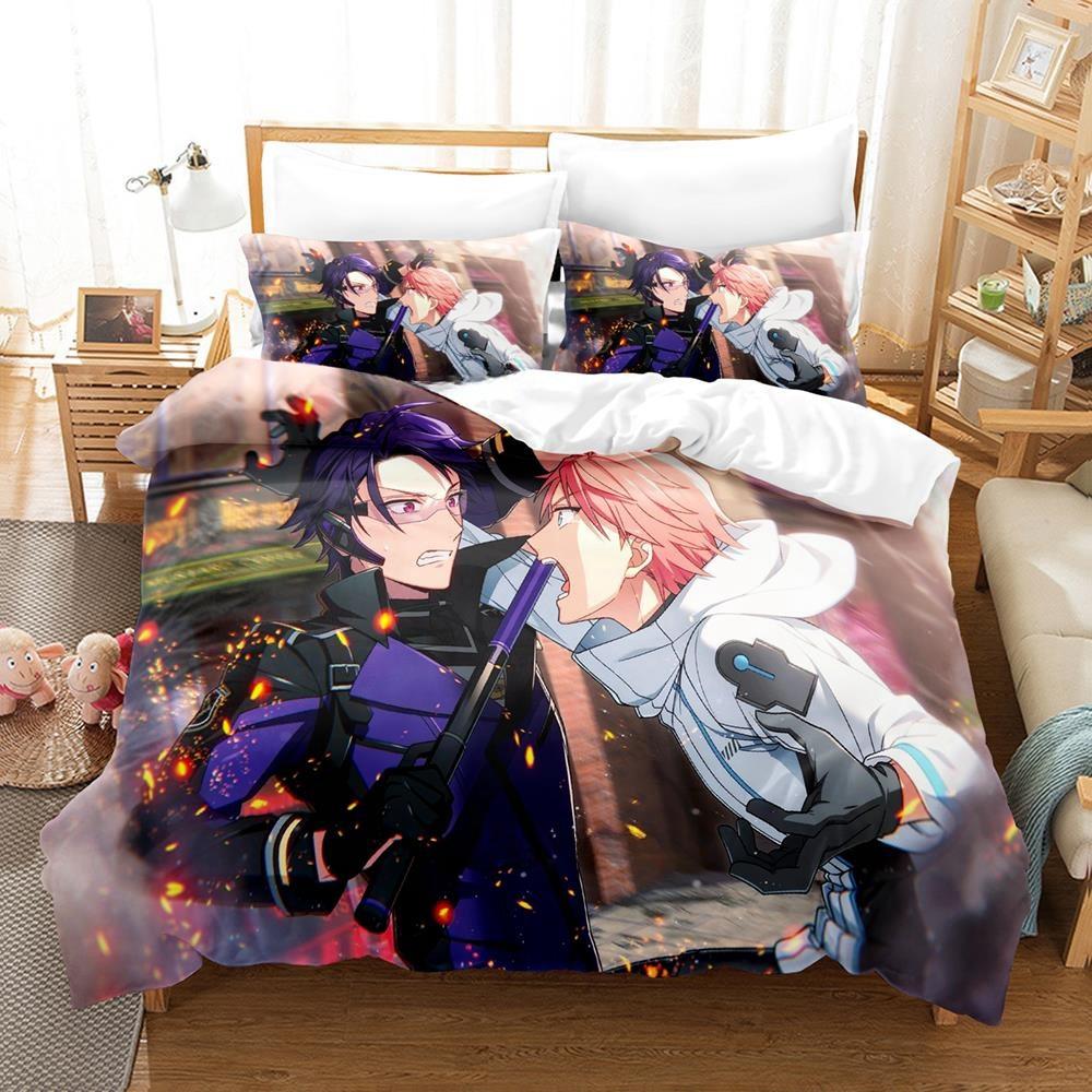 3D Cartoons Game Helios Rising Heroes Bedding Collection Single Twin Full Queen King Size Bed Collection Adult Kid Bedroom Duvet Cover Collections