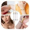 3 Colors Metal Bracelet Helper Tool Hook Pretty Bracelet Helper Easy Jewelry Wearing Tool Aid Assistance for Bracelet Necklace