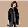 Autumn Winter New Fashion Leather Women Jacket Coat Plus Size 6xl Black Clothes