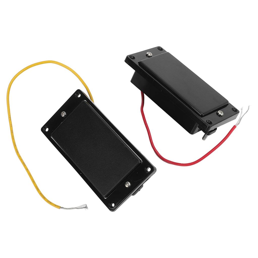 Звукосниматель для электрогитары, металлический бриджевый и нековый, с закрытым двойным звукоснимателем, части музыкального инструмента