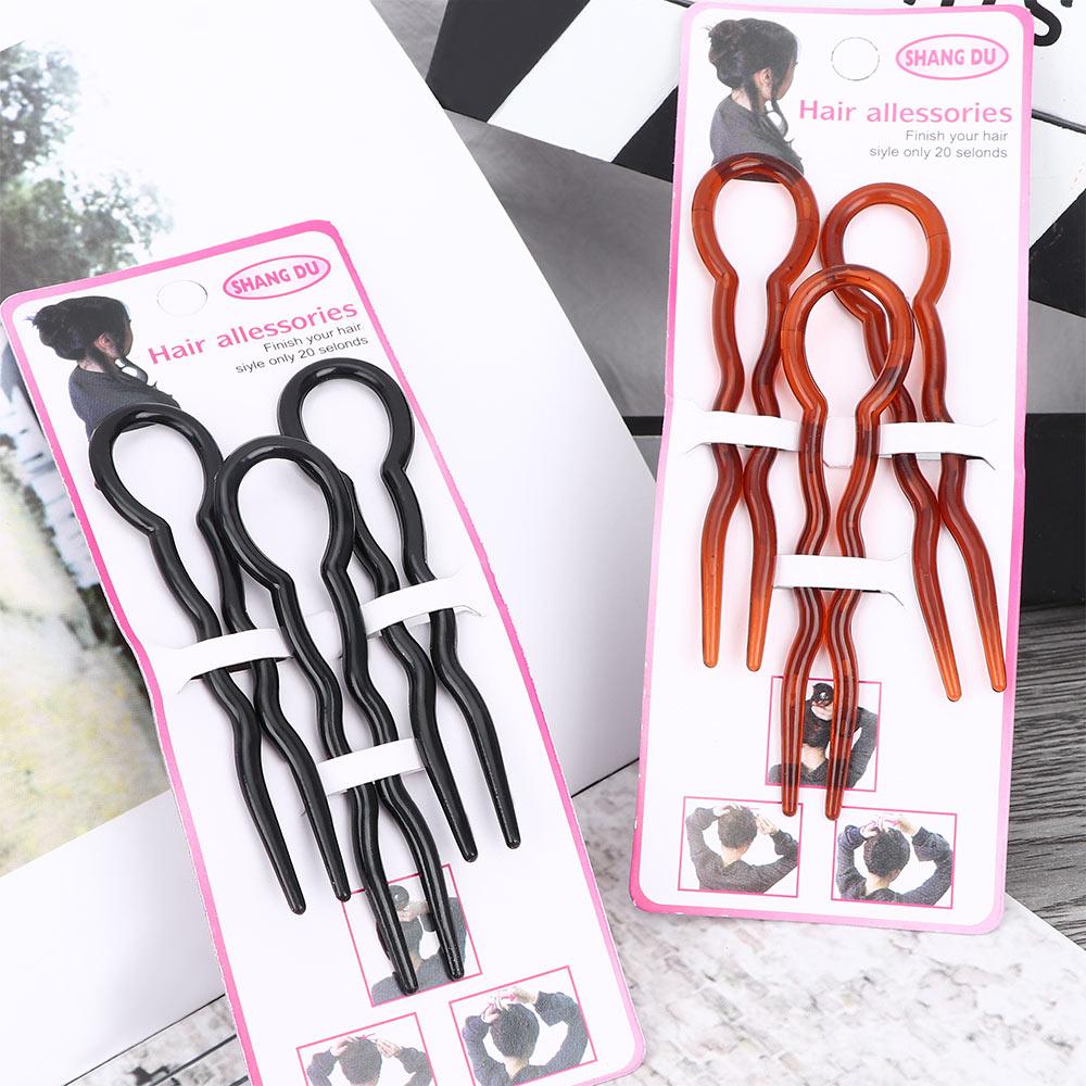 Fork Tools Hair Braid Twist Styling Hair Modelling Hair Clips Hair Pin U Shape Fork Tool Hair Fork