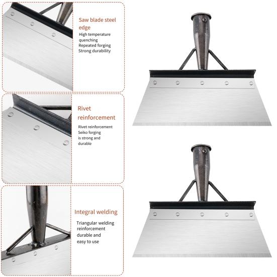 Многофункциональная лопата для очистки, лопата для прополки и посадки, острое лезвие, длинная ручка, лопата для удаления сорняков, сверхмощный садовый инструмент