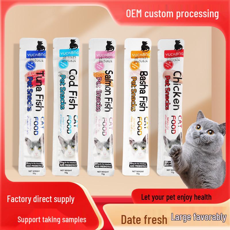 Pure English Cat Sticks for Kittens & Adults - Nutritional Wet Food Snacks for Weight Gain