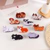 1pc New Cute Animal Series Acrylic Cat Cartoon Hair Clip, Back of the Head Hair Clip, Hair Accessories, and Dished Hair