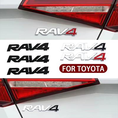НОВЫЙ ABS Наклейка-эмблема на багажник кузова автомобиля ЛОГОТИП Rav4 Для RAV4 Внедорожник Значок Автомобильные Задние Буквы Наклейка Наружные Аксессуары