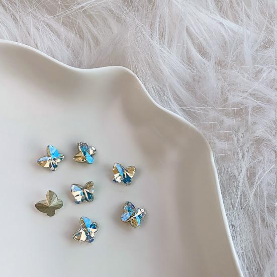 20Pcs Shaped Rhinestone Exquisite DIY Lightweight Moonlight Pointed Bottom Nail Rhinestone