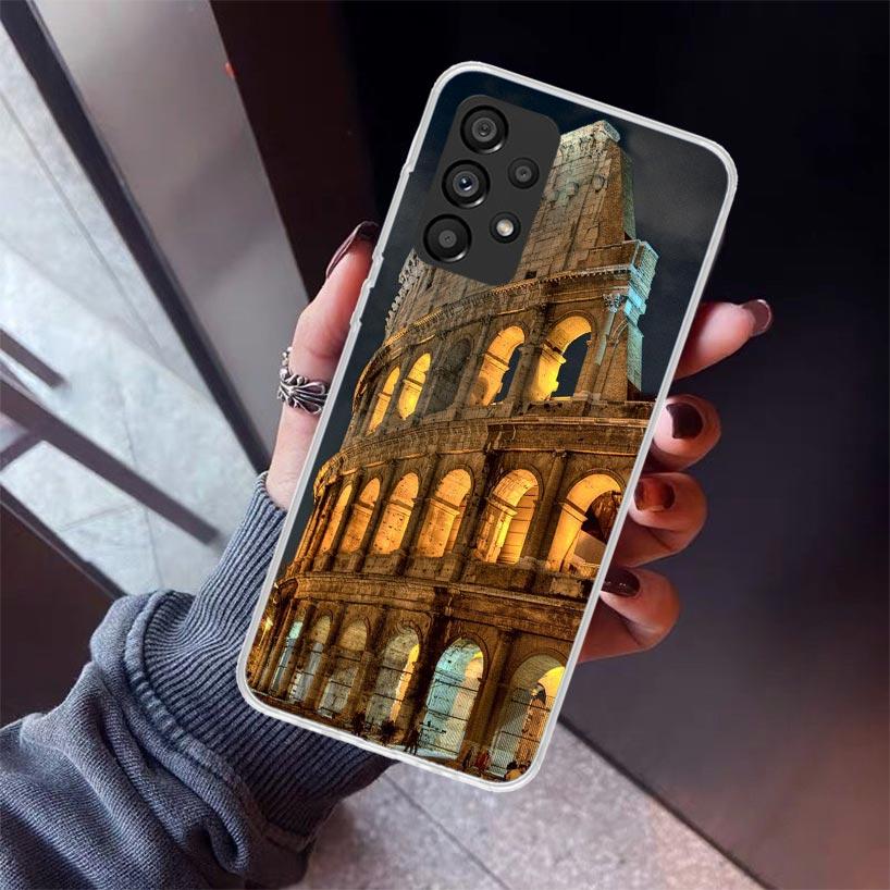 Roman Colosseum Phone Case For Samsung Galaxy A12 A52S A42 A32 A22 A51 A50 Note 20 Ultra 10 S10 Plus A71 A70 A31 A30 A10S Galaxy