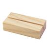 Card Base Wooden Card Holder High Strength Smooth Edge Burr-Free Postcard Business Card Holder Bracket