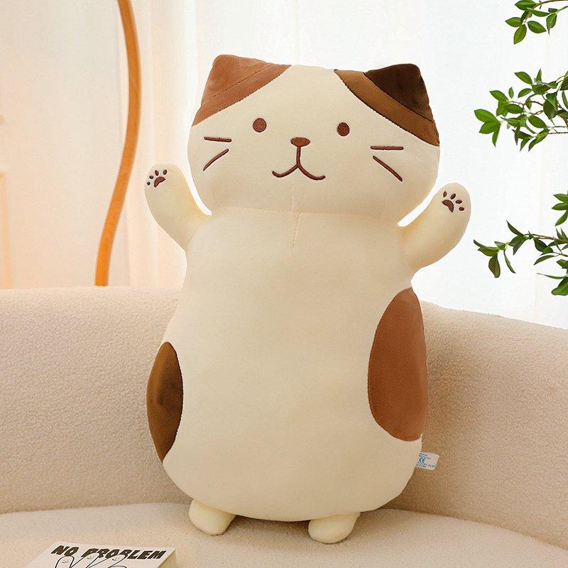 45-105 см Kawaii большой толстый живот кота плюшевые игрушки мягкие длинные животные кошка подушка для сна креативный подарок на день рождения для детей