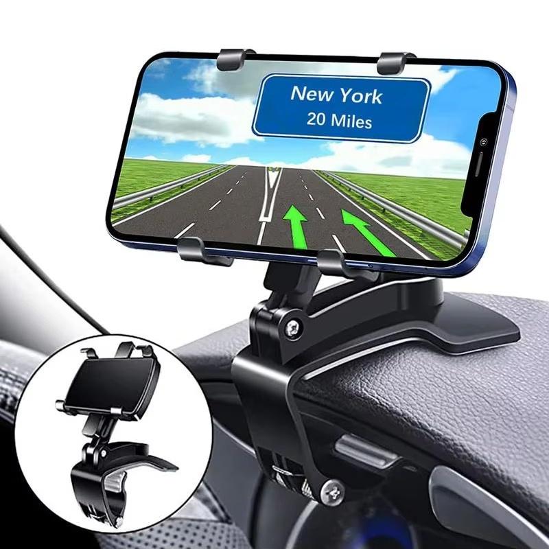 Portable Car Holder 360° Rotatable Car Phone Stand Dash Board Mobile Phone Mount Car GPS Cell Phone Bracket Support For IPhone 5