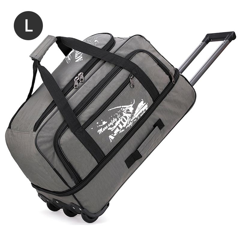 Оксфордский холст дорожная сумка на колесах Компактный водонепроницаемый складной багаж большой вместимости унисекс