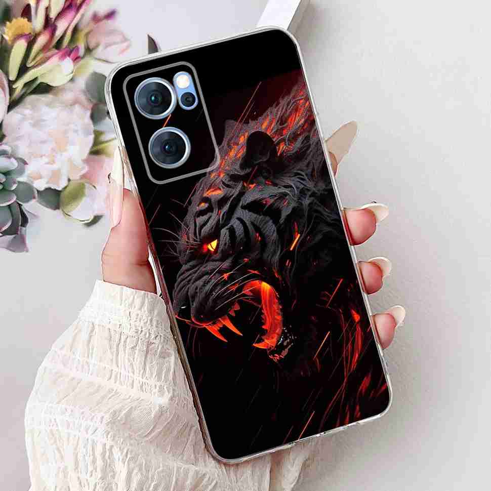 Чехол для Oppo Reno7 5G Милый Кот Цветок Расписная Крышка Мягкие Fundas Чехол для Телефона Для Oppo Find X5 FindX5 Lite Reno 7 5G Задняя Крышка