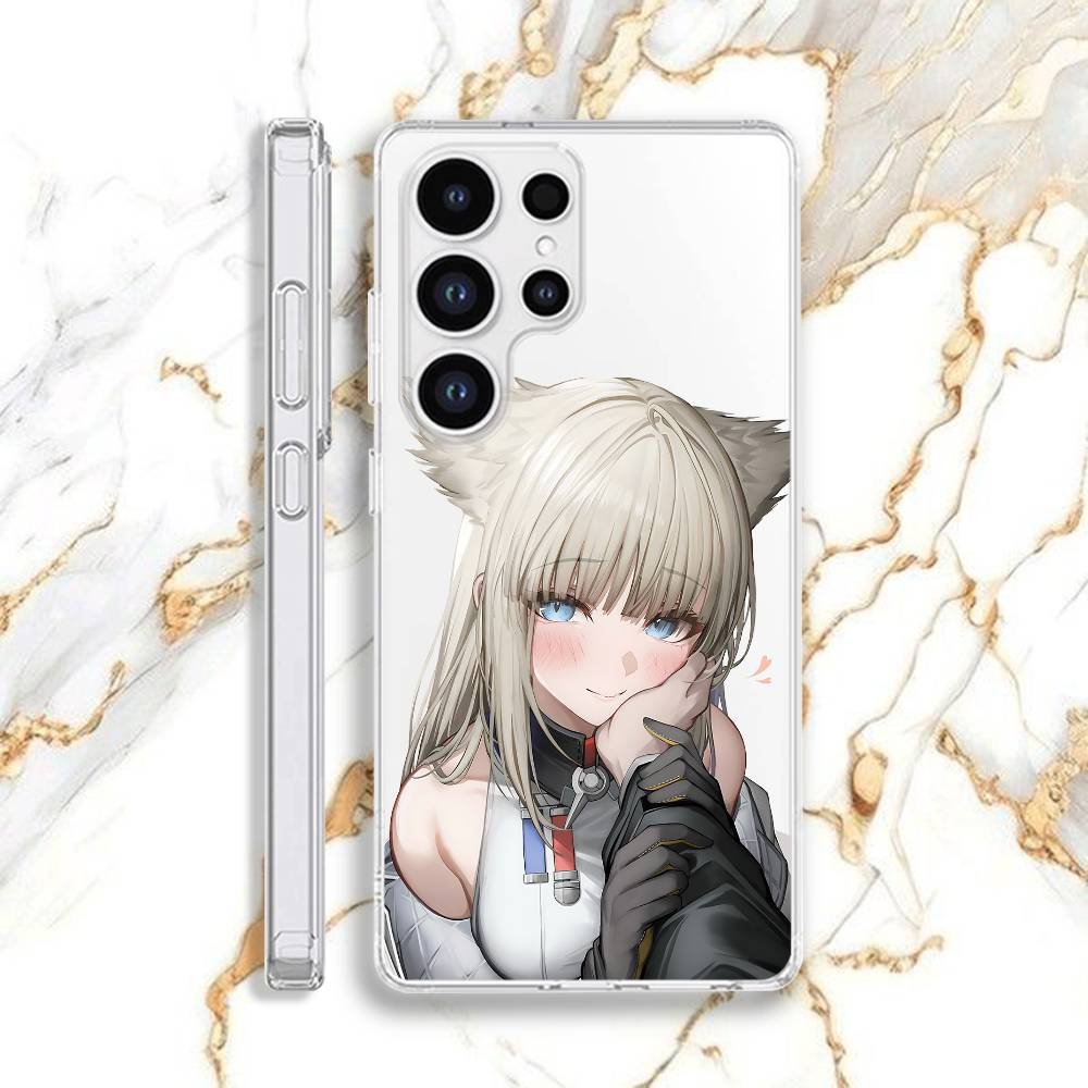 A-Arknights E-Endfield Perlica Чехол для телефона для Samsung S22,S24,S30,S10,S21,S25,S23,S10,PIus,Ultra,5G,FE,lite Прозрачная крышка