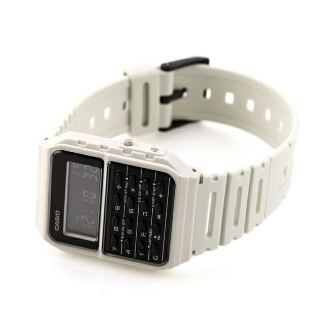 Casio Классический бренд часов Черный Белый CA-53WF-8B