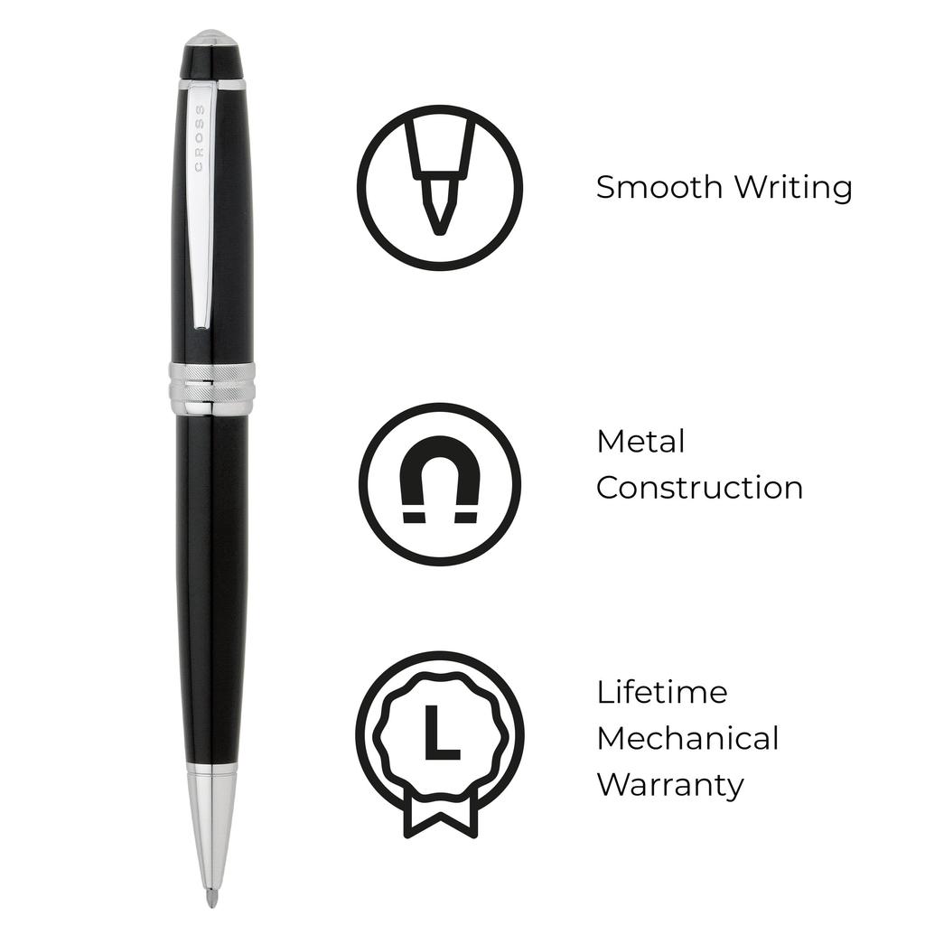 Cross Ballpoint Pen Bailey Black Genuine Imported Product Oil-Based NT0452-7