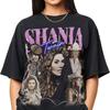 Футболка с мерчем Шанайи Твейн Классические дизайны от Shania Shirt Унисекс футболка