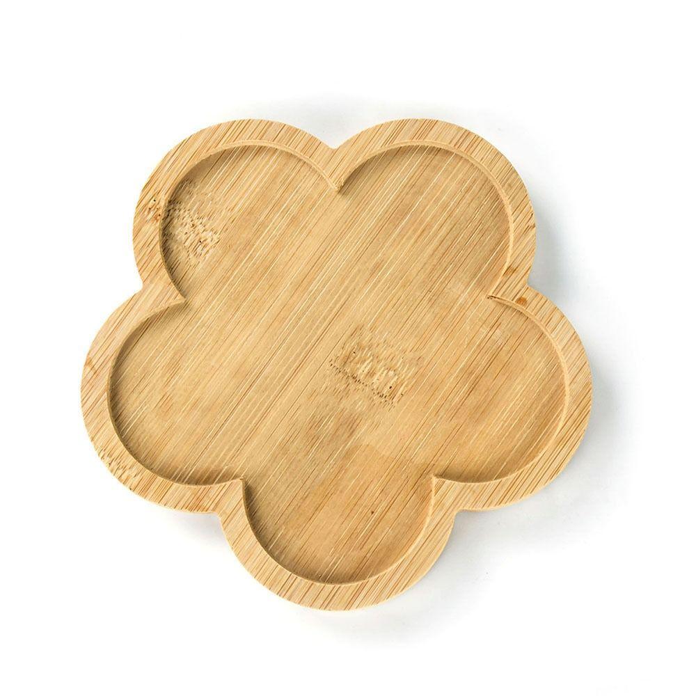 Пятиконечная звезда Подставка для цветочного горшка Бамбуковая деревянная подставка для кашпо Основа Подарок Суккуленты Бонсай Держатель