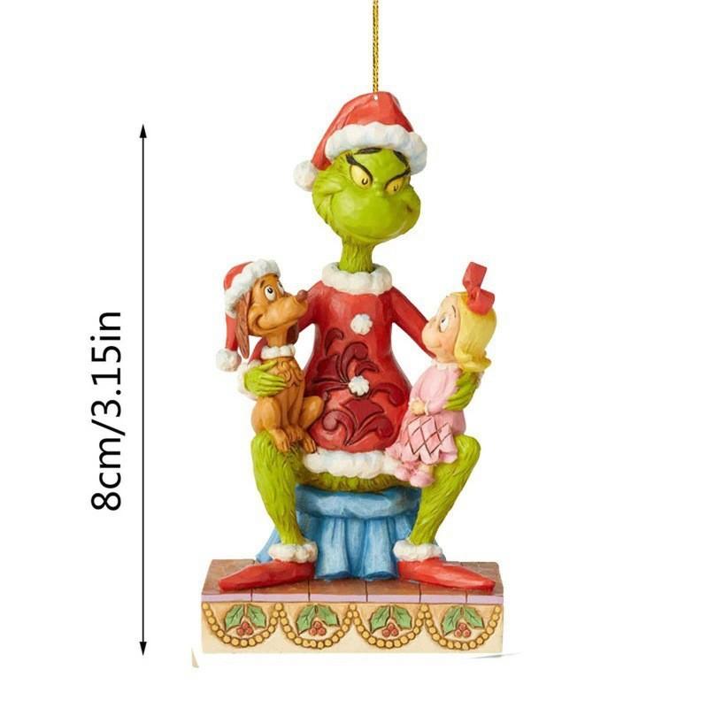 How The Grinch Stole Christmas Car Ornament With Acrylic Material For Holiday Decor