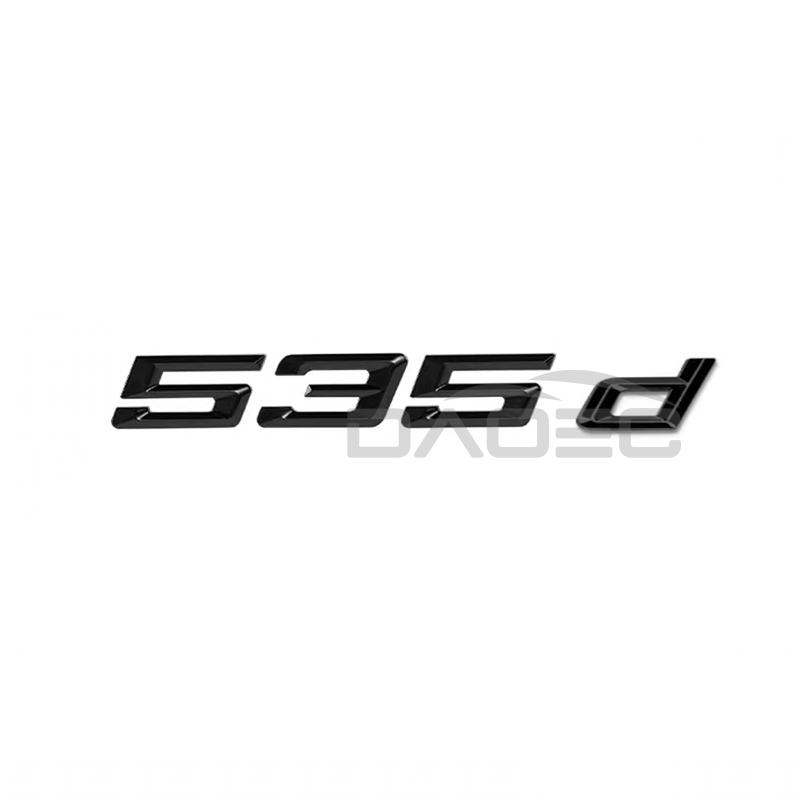 TRE22 Car 3D ABS Trunk Letters Logo Badge Emblem Decal Sticker For BMW 5 Series 520d 525d 528d 530d 535d 540d E39 E60 E61 F10 F11 G30