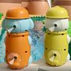 Baby Shower Bath Toys Duck Elephant Waterwheel Spinner with Suction Cup Rotatable Water Play Fun Toys for Kids Toddler Bathroom