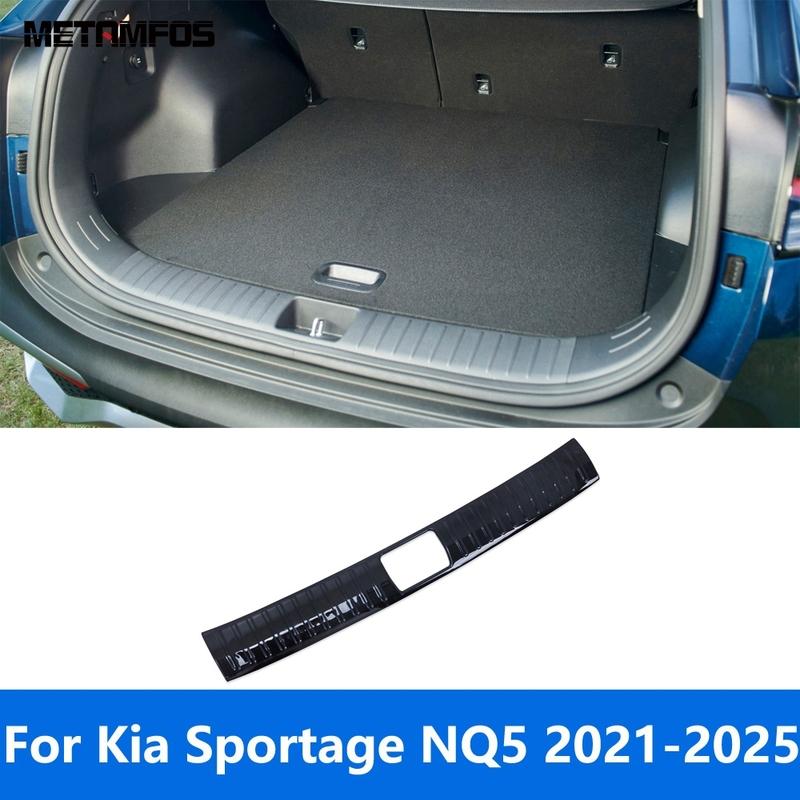 Для Kia Sportage NQ5 -2024 2025 Внутренняя Задняя Багажника Бампер Пороговая Пластина Дверь Багажника Порог Защитная Накладка от Царапин Автоаксессуары
