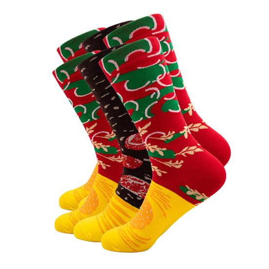 Funny Sushi Socks Set Salmon Egg Cucumber Sushi Socks Colorful Pizza Burger Socks Birthday Gift Stocking Stuffers for Men Women Teens