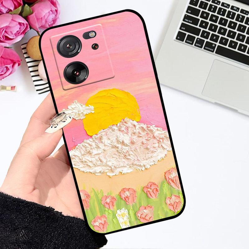 Чехол для телефона Redmi K60 Ultra Чехол K 60 Extreme Edition K60E Мягкий силикон ТПУ Fundas Для Redmi K60 Pro Мультяшный Расписной Корпус