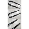 For BMW G30 G31 F90 M-Sport 2017-2023 Rear Bumper Side Splitters Black Carbon Flaps Corner Guard Protector Lip Car Accessories