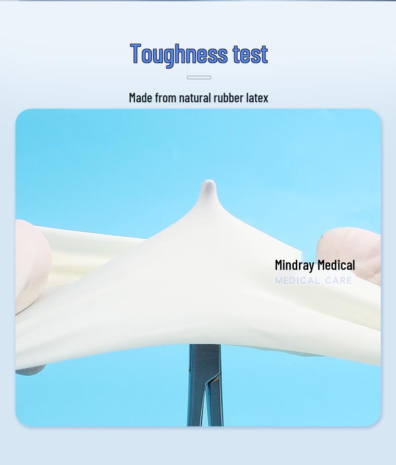 Sterile Powder-Free Medical Rubber Examination Gloves for Surgery, Dentistry, or Beauty (Individually Packaged)
