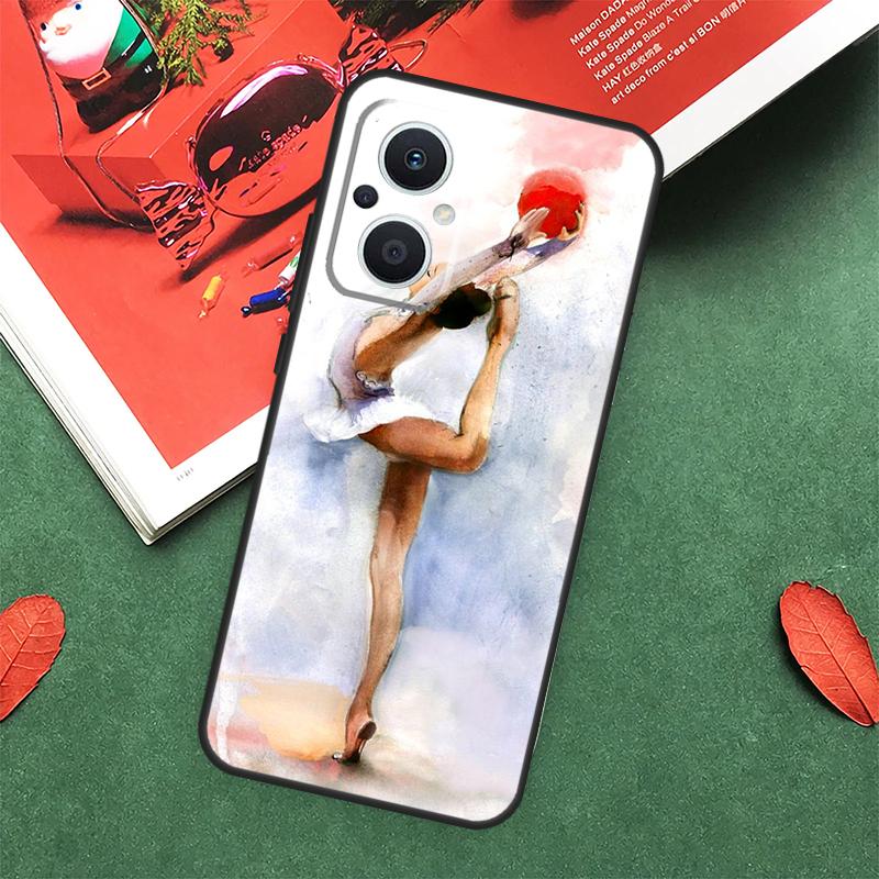 Кейс для OPPO Reno 10 11 12 13 14 Pro 11F 12F 13F 14F 7 8 Lite, Чехол для OPPO Find X9 X8 X5 Pro, Масляная живопись, Гимнастика