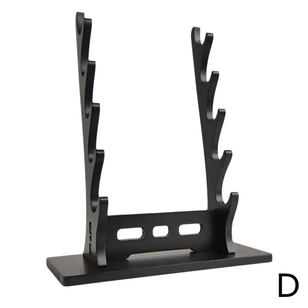 Деревянная подставка Полка для хранения Катаны Подставка Держатель Самурайская стойка Декорация Настоящий размер Органайзер для демонстрации мечей Японская комната Ka M0B3