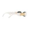 Versace Fashionable Elegant Gray Lens Rectangular Sunglasses Unisex sunglasses 0VE436140187