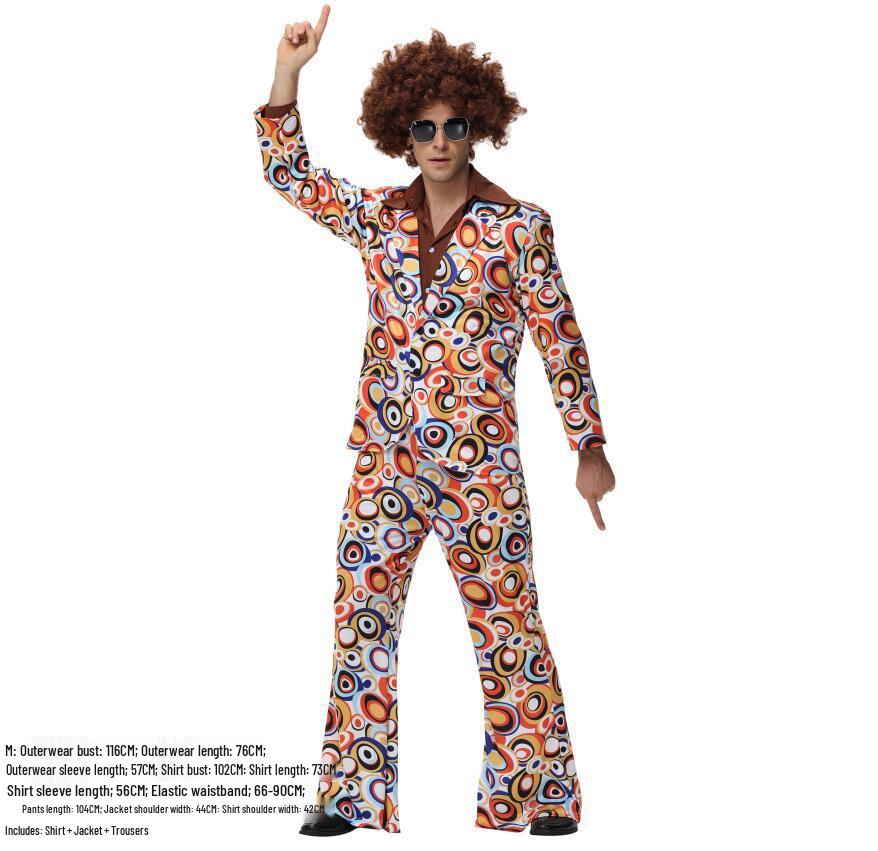 Хэллоуинский костюм диско-хиппи 70-х