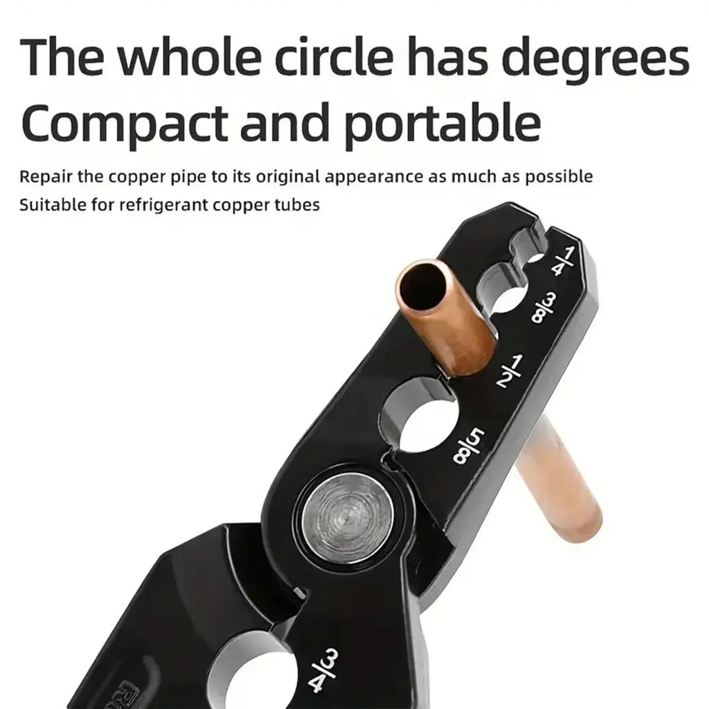 Ручные инструменты для ремонта медных труб, Труборезы, Инструментальные плоскогубцы, Машина для развальцовки медных труб, 1/4", 3/8", 1/2", 5/8", 3/4"
