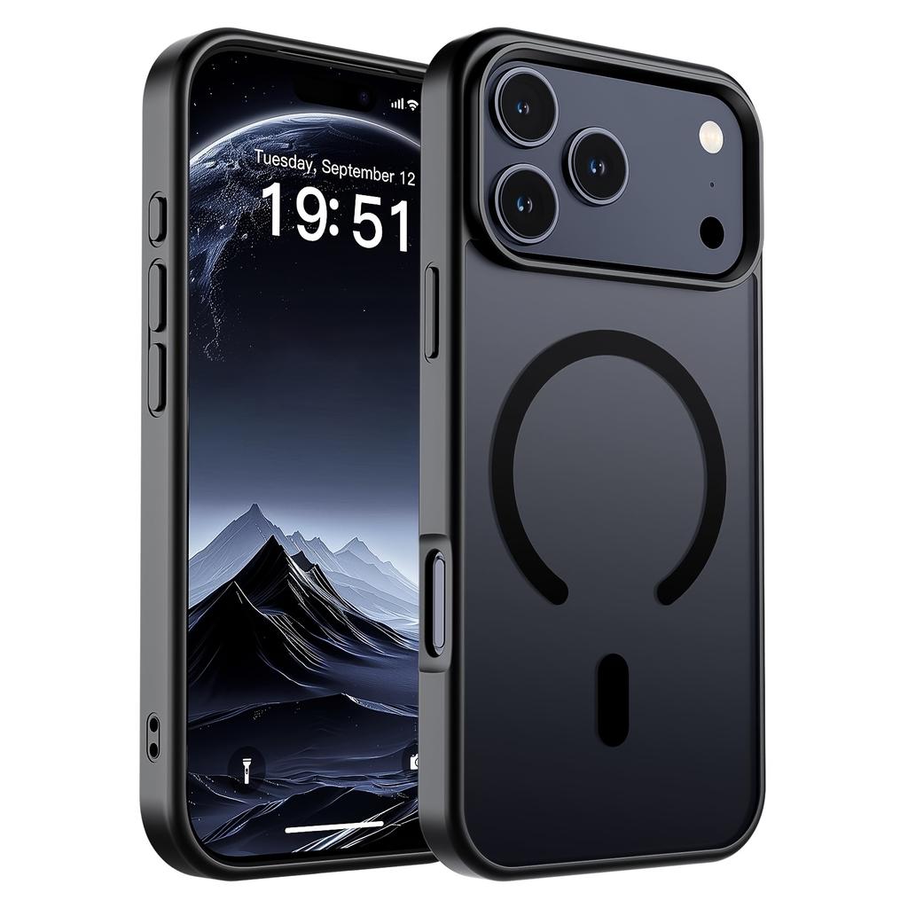 Матовый Чехол для Телефона Для Для Iphone 17 16 1 14 Plus 13 Pro max Для Ощущения Кожи Матовый Прозрачный Магнитный Чехол