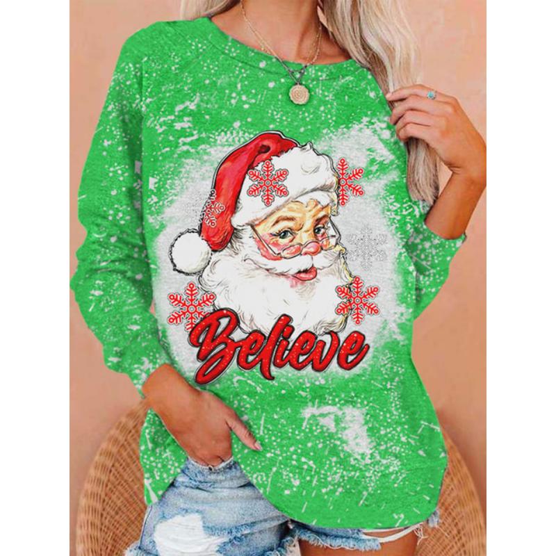 Повседневные свободные женские топы с круглым вырезом, новый 3D растительный цветочный принт, осенне-зимняя мода, реглан, длинный рукав, большой размер, пуловер