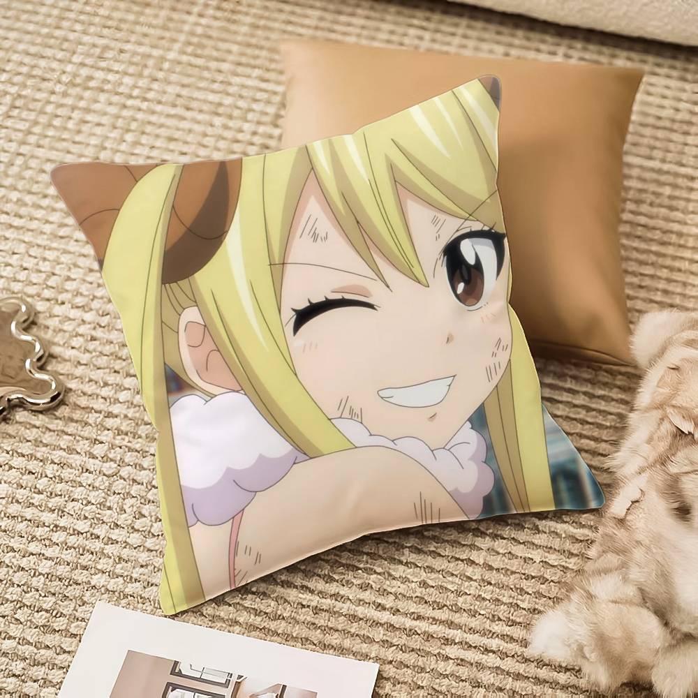 F-Fairy Tail E-Эрза Скарлет Наволочка Защита от пылевых клещей Невидимая молния Диван Кровать