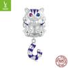 S925 Silver Fantasy Cat Diy Bracelet Beaded, Mystery Animal Handmade Bead Jewelry Accessories