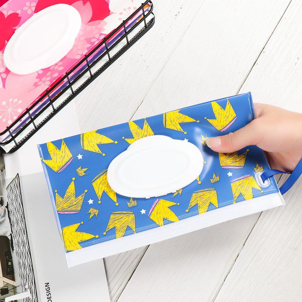 Откидная крышка Детский товар Застежка-липучка Аксессуары для коляски Косметичка Сумка для влажных салфеток Коробка для салфеток