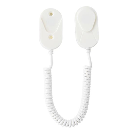 Магнитный держатель пульта дистанционного управления с пружинным тросом, простая установка, настенный органайзер для пульта дистанционного управления с защитой от потери