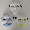 High-quality Halloween Scary Mask Cosplay With Versatile Led Light Modes For Maximum Impact
