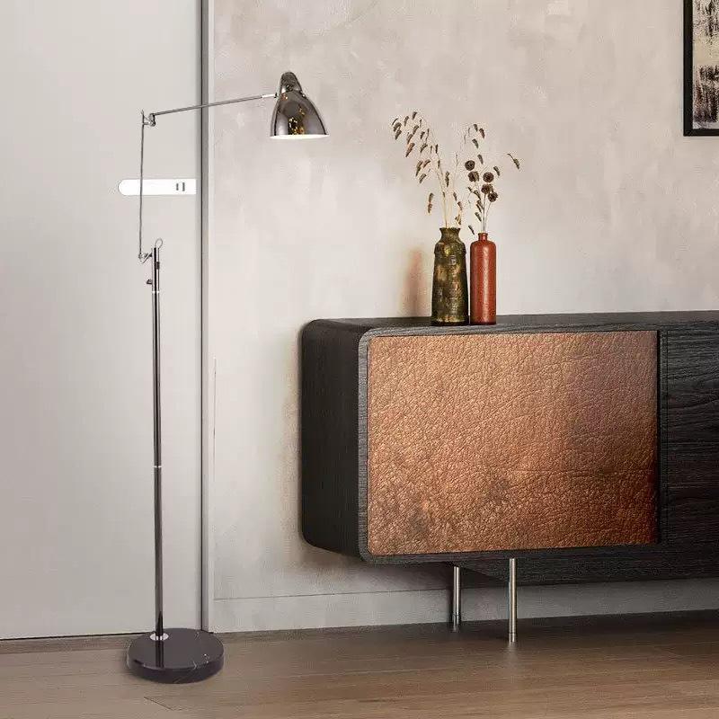 Premium Long Arm Desk Lamp - Minimalist Eye-Protection Office & Reading Floor Light