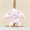 Cute Rabbit Plush Toy With Short Pile For Backpack Decor And Gifts