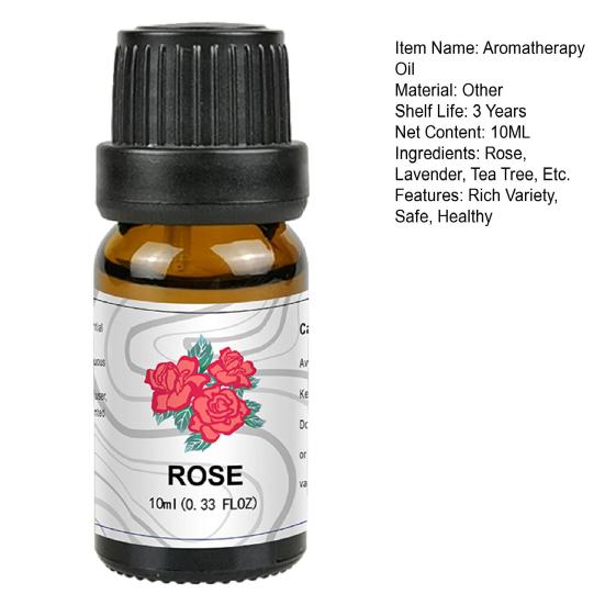 10 мл диффузор, эфирное масло для ароматерапии, растительный экстракт розы, чайного дерева, сандалового дерева, массажный аромат, эфирное масло для ухода за кожей