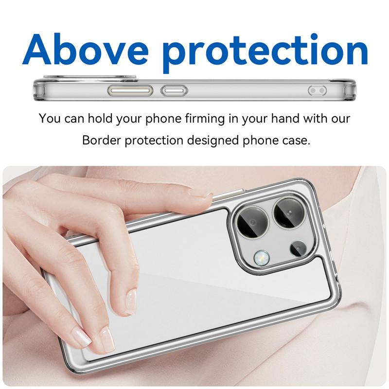 Чехол для Xiaomi Redmi Note 13 4G Чехол для Xiaomi Redmi Note 13 Pro Plus 5G Ударопрочный Жесткий ПК ТПУ Силиконовый Защитный Чехол для Телефона