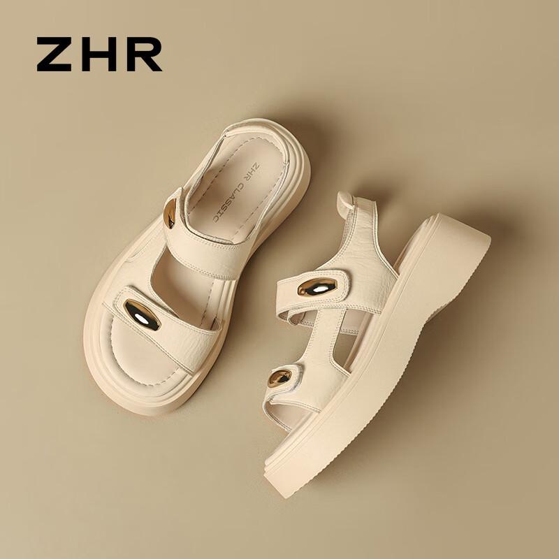 Женские повседневные пляжные сандалии на платформе ZHR