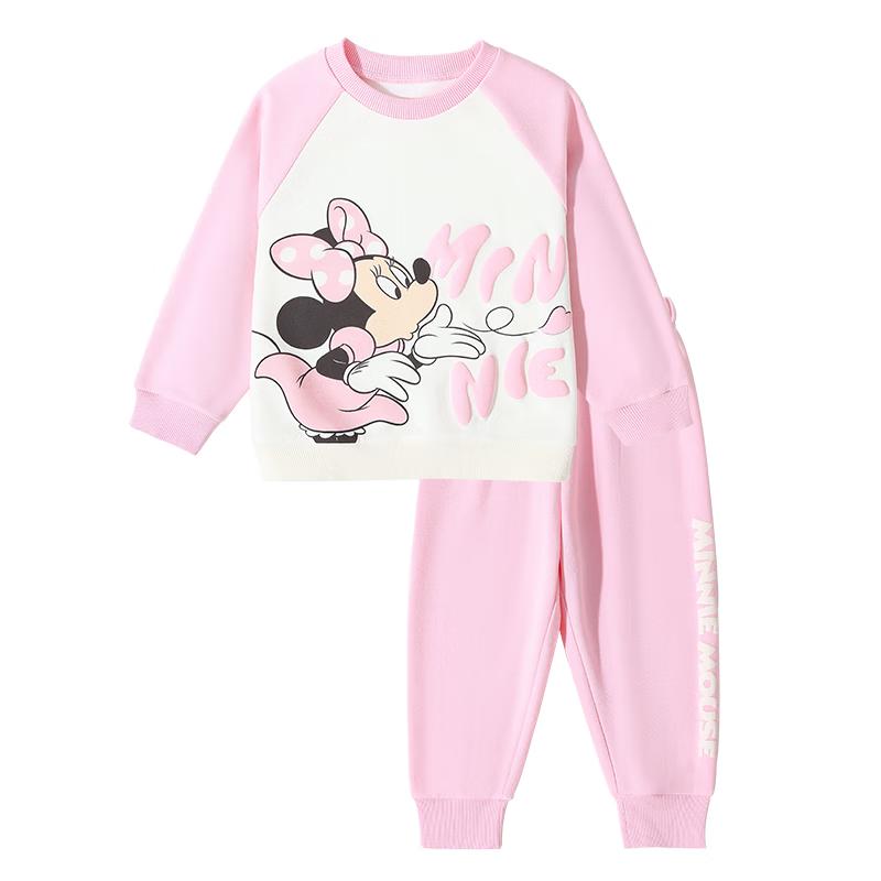 Антибактериальный повседневный спортивный костюм для девочек Disney Baby